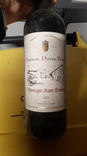 Burdeos Montagne-Saint-Émilion Château Notre-Dame 2012