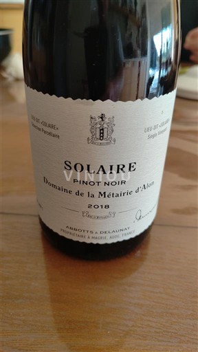 Languedoc và Roussillon Thung lũng cao Aude Domaine La Métairie Alon Solaire 2018