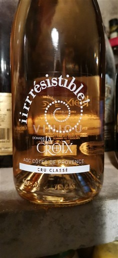 Provence Côtes-de-provence Cru Classé Domaine La Croix L'irrésistible 2020