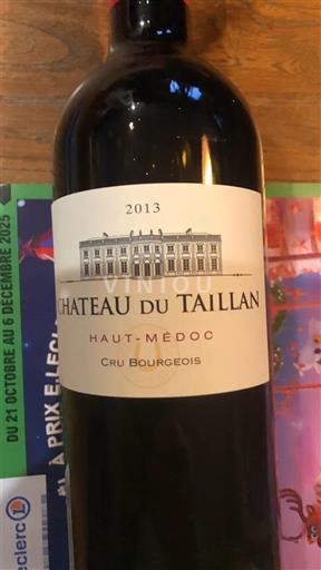 Bordeaux Haut-Médoc Cru Bourgeois Château Taillan 2013