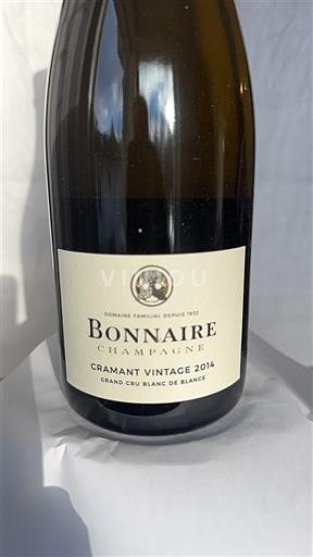 Šampanja Šampanjec Bonnaire Cramant Vintage 2014