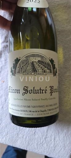 Burgundi Mâcon ja Mâcon-kylät Domaine Besson Crû Besson 2022