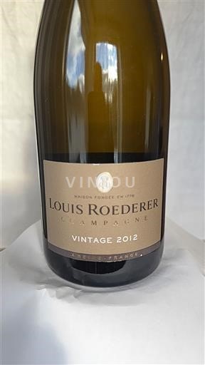 Šampanja Šampanjec Louis Roederer Vintage 2012