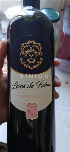 Bordeaux Margaux Lions de Fabre 2019 Neleten.
