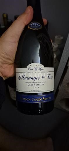 Bourgogne Ikke specificeret Premier Cru Maison Colin Seguin Clos Roussots 2016