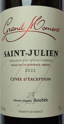 Bordeaux Saint-Julien Maison Johanes Boubée Grand Moment d'Exception 2022