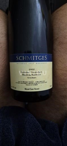 Moselle Mosel Schmitges Erdener Treppchen Riesling Kabinett trocken 2002
