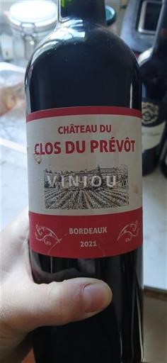 Bordeaux Château Clos du Prévôt 2021