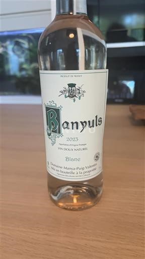 Roussillon Banyuls Domaine Banyuls Puig Valenti Blanc 2023