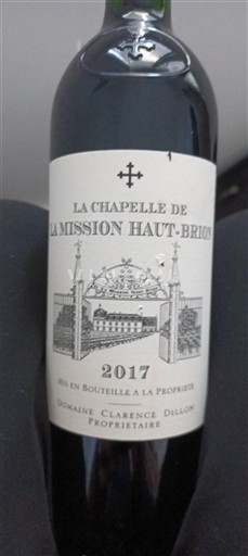 Bordeaux Pessac-Léognan La Mission Haut-Brion La Chapelle de La Mission Haut-Brion 2017