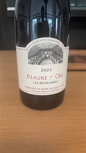 Borgoña Beaune Premier Cru Domaine Dubois Bernard & Fils Les Bressandes 2023