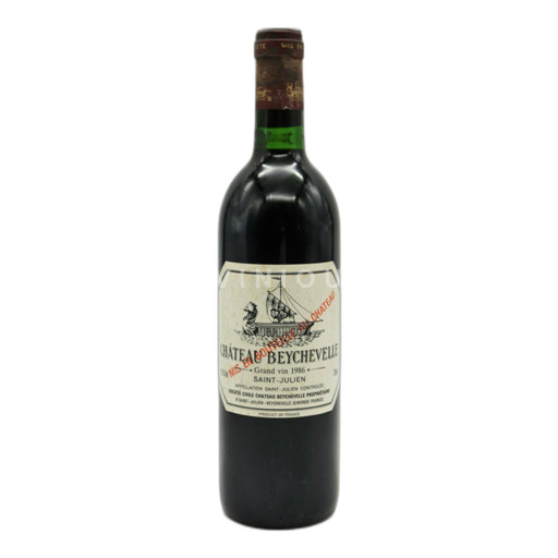 Bordeaux Saint-Julien Château Beychevelle 1986