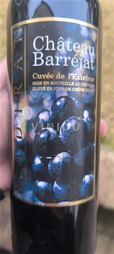 South West Madiran Château Barréjat de l'extrême 2012