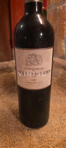 Rượu vang Rouge sec Les Demoiselles de Larrivet Haut-Brion Larrivet Haut-Brion 2009 Pháp Bordeaux Pessac-Léognan AOC