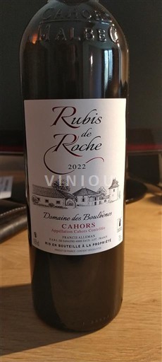 Jihozápad Cahors Domaine Des Boulbenes Rubis de Roche 2022