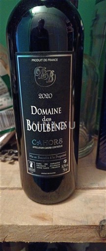 Jihozápad Cahors Domaine Des Boulbènes 2020