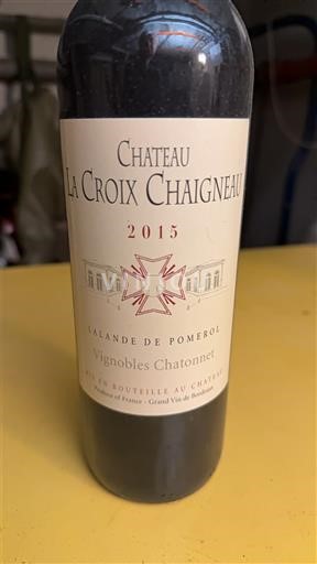 Burdeos Lalande-de-Pomerol Château La Croix Chaigneau 2015