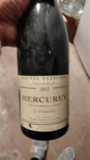 Burgundi Mercurey Michel Sarrazin La Perrière 2012
