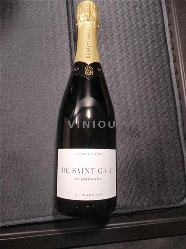 Šampanja Šampanjec Premier Cru Saint-Gall Le Tradition Neleten.