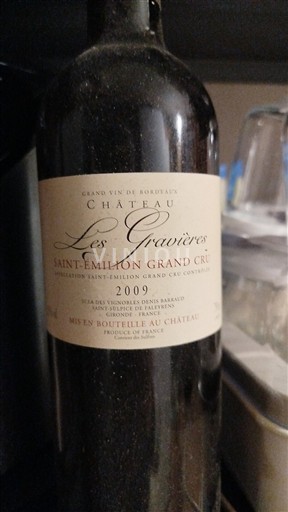 Bordeaux Saint-Émilion Grand Cru Grand Cru Château Les Gravières 2009