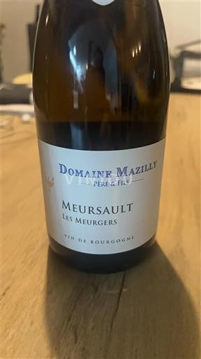 Borgoña Meursault Domaine Mazilly Les Meurgers Sin añada