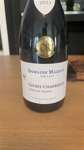 Borgoña Gevrey-Chambertin Domaine Mazilly Père & Fils Vieilles Vignes 2023