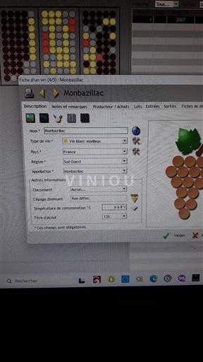 Sydväst Monbazillac Château Monbazillac 2007