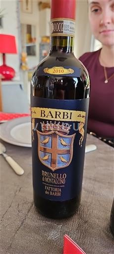 Tuscan Wines Brunello di Montalcino Fattoria dei Barbi 2010