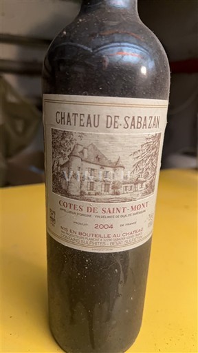 Zuidwest-Frankrijk Niet gespecificeerd Château Sabazan Côtes de Saint-Monts 2004