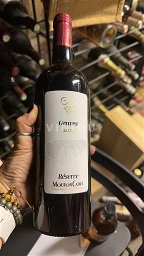 Bordeaux Graves Baron Philippe de Rothschild Réserve Mouton Cadet 2019