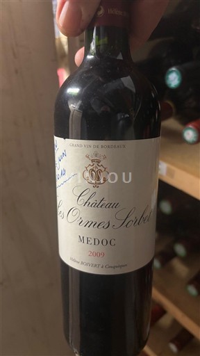 Bordeaux Médoc Château LES ORMES SORBET 2009
