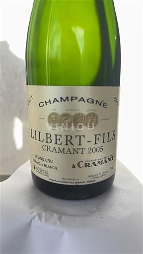 Šampanja Šampanjec Grand Cru Lilbert-Fils Cramant 2005