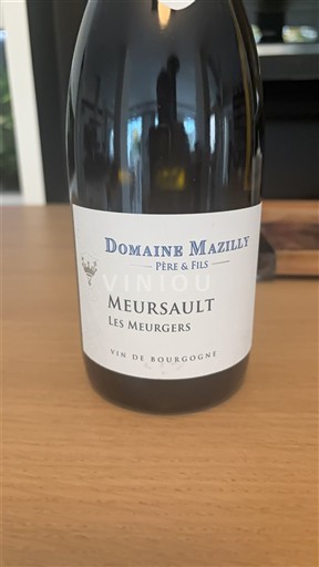 Bourgondië Meursault Domaine Mazilly Les Meurgers 2024