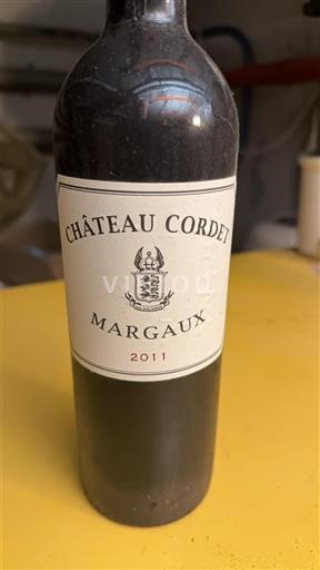 Bordeaux Margaux Château Cordet 2011