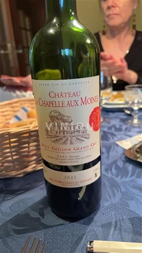 Bordeaux Saint-Émilion Grand Cru Grand Cru Château La Chapelle aux Moines 2021