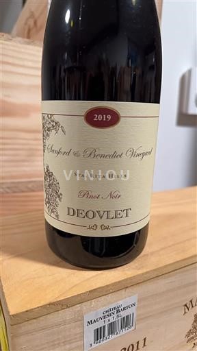 Vùng trồng nho được cấp phép California Không được chỉ định Deovlet Sanford & Benedict Vineyard 2019