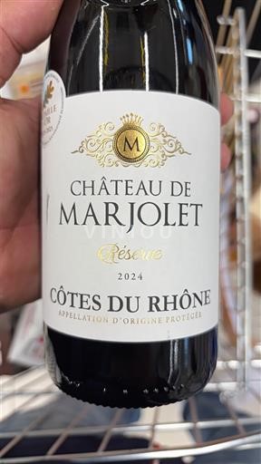 Rhône-dalen Côtes-du-Rhône Château Marjolet Réserve 2024