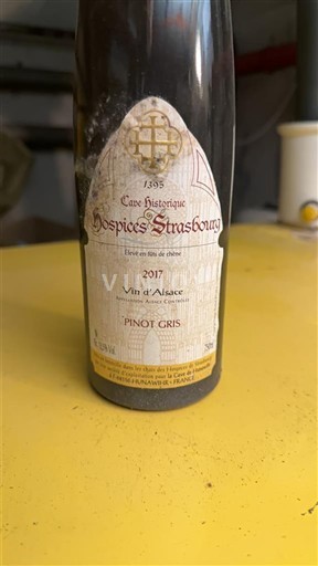 Alsacia Cave Historique des Hospices de Strasbourg Pinot Gris 2017