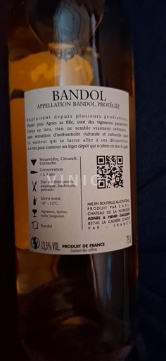 Provence Bandol Château La Noblesse Non-Vintage