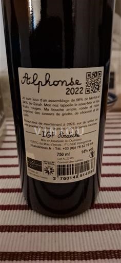 Alpe in reke Rona Ardeška. Mas Intras Alphonse 2022