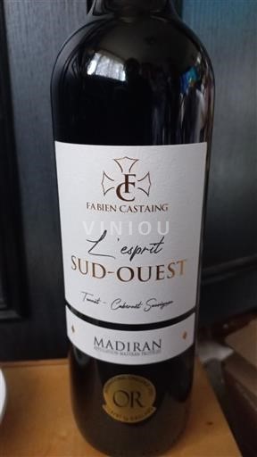 Sydväst Madiran Fabien Castaing L'esprit Sud-Ouest Icke årgångsbetecknad