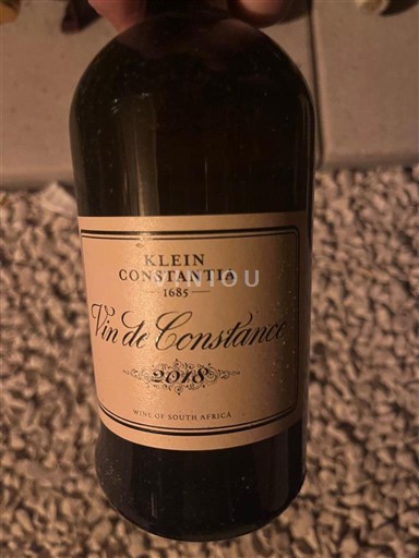 Región Costera Constantia Klein Constantia Vin de Constance 2018