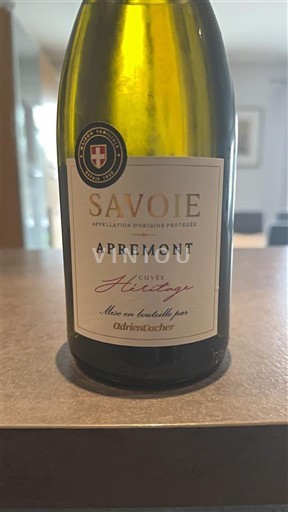 Savoie and Bugey Apremont Adrien Vacher Héritage 2025