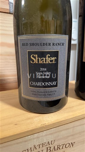 Kalifornialaiset AVA:t Määrittelemätön Shafer Vineyards Red Shoulder Ranch 2014