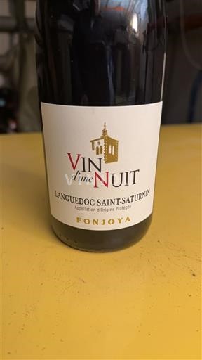Languedoc Nespecifikováno Fonjoya Saint-Saturnin Vin d'une Nuit 2019