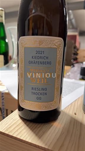 Rheingau Weingut Robert Weil Kiedrich Gräfenberg Riesling Trocken GG 2021