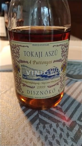 Tokaj Nicht spezifiziert Disznóko 4 Puttonyos 1999