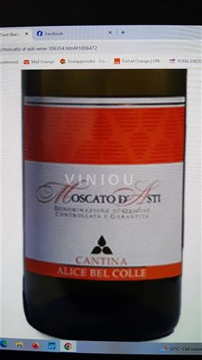 Piemonte Dolcetto d'Asti Cantina Alice Bel Colle Ikke årgangsbestemt