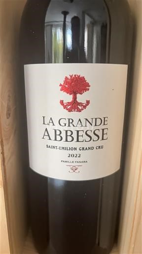 Bordeaux Saint-Émilion Grand Cru La Grande Abbesse 2022