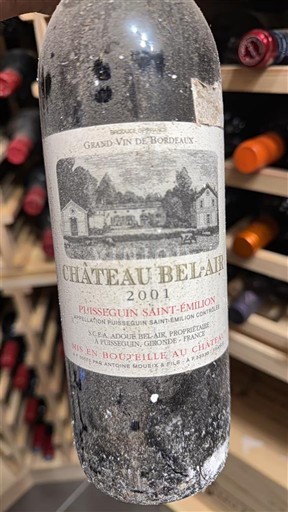 Bordeaux Puisseguin-saint-émilion Château Bel-Air 2001